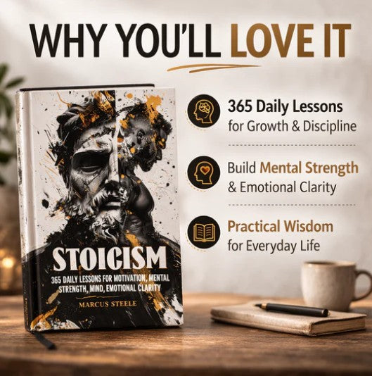 Stoicism: 365 Daily Lessons for Motivation, Mental Strength, and Emotional Clarity
